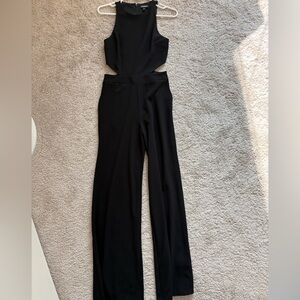 Express Black Cutout Jumpsuit